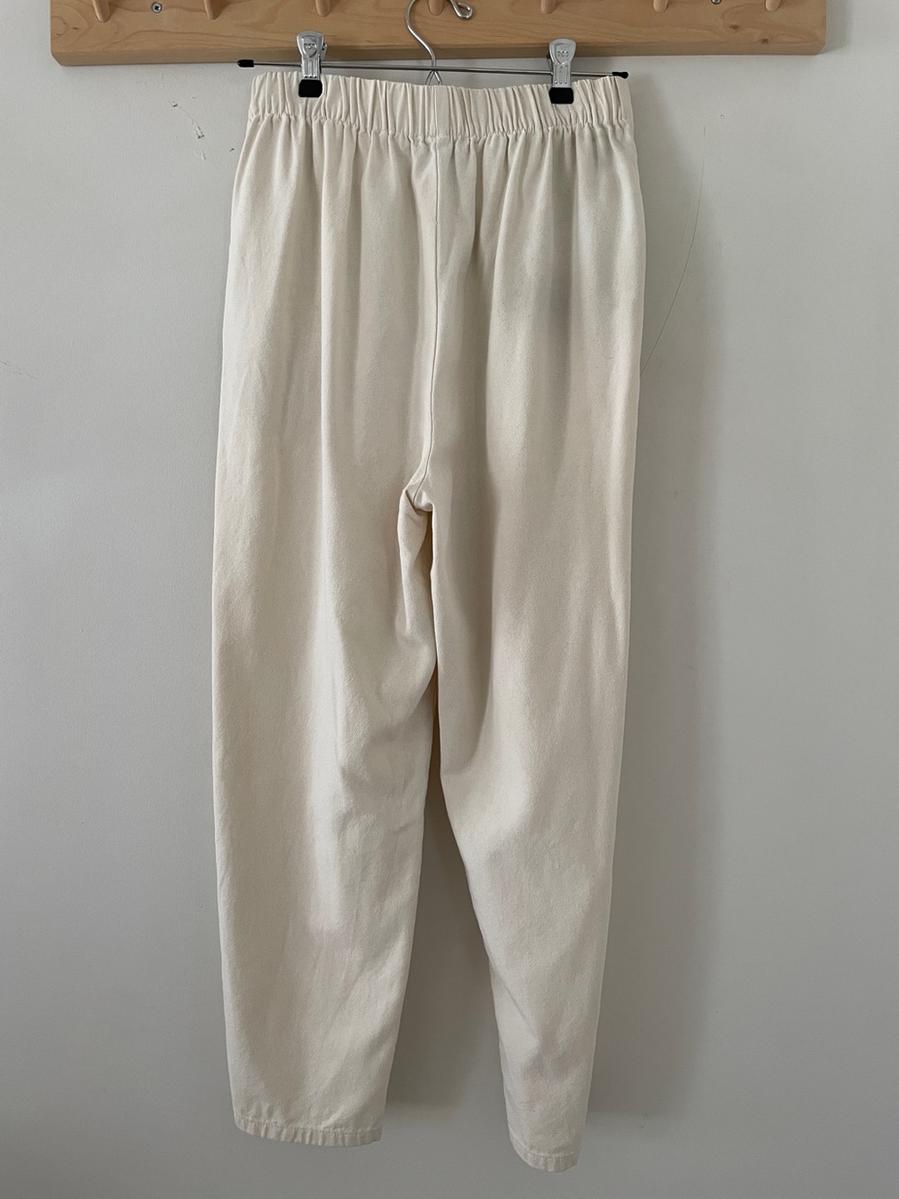 Na Nin Lena Silk Canvas Pant Size Small Cream 25” - Picture 3 of 16